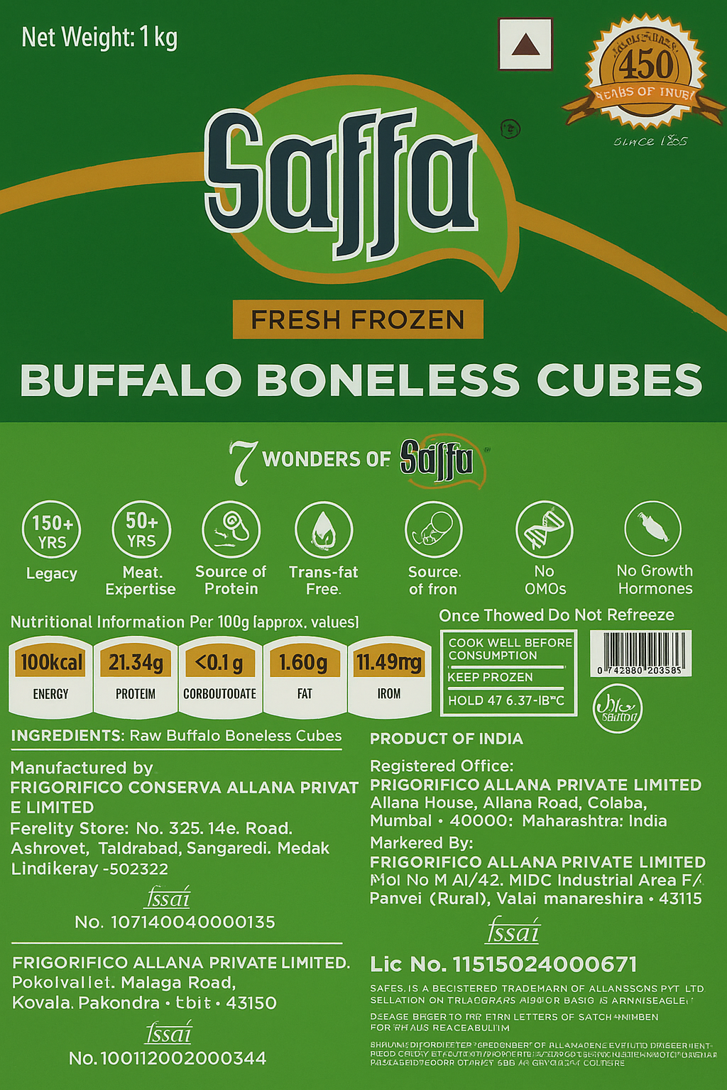 Frozen Meat - Export Quality