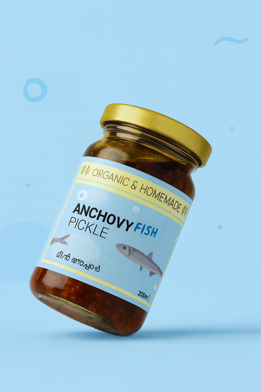 Homemade Kozhuva Fish Pickle (Anchovy)