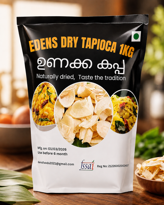 Edens Unakka Kappa - Dry Tapioca 1kg