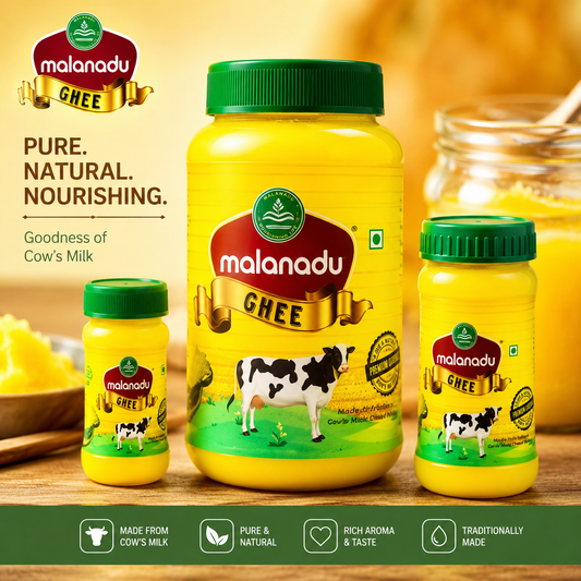 Malanadu Pure Kerala Ghee - 200ml