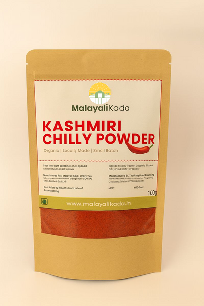 Organic Kashmiri Chilly Powder - 100g
